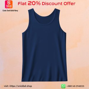 Tank-Solid Navy