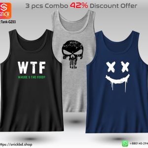 Offer 3pcs Premium Tank Top Combo Pack
