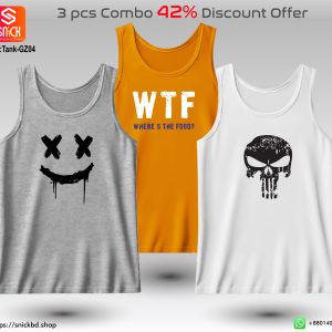 Offer 3pcs Premium Tank Top Combo Pack