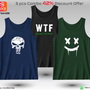 Offer 3pcs Premium Tank Top Combo Pack