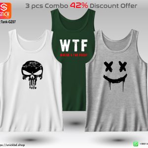 Offer 3pcs Premium Tank Top Combo Pack