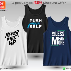 Offer 3pcs Premium Tank Top Combo Pack