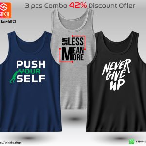 Offer 3pcs Premium Tank Top Combo Pack