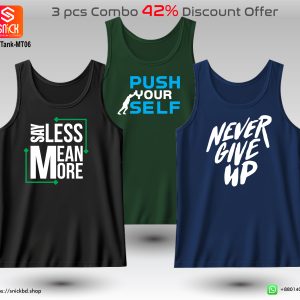 Offer 3pcs Premium Tank Top Combo Pack