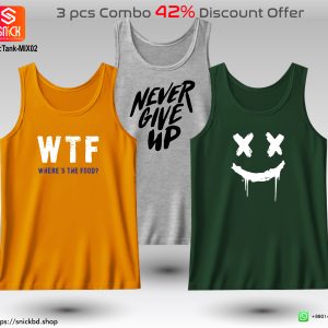 Offer 3pcs Premium Tank Top Combo Pack