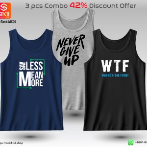 Offer 3pcs Premium Tank Top Combo Pack
