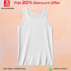 Tank-Solid White