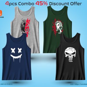 Offer 4pcs Premium Tank Top Combo Pack