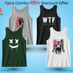 Offer 4pcs Premium Tank Top Combo Pack