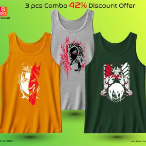 Offer 3pcs Premium Tank Top Combo Pack
