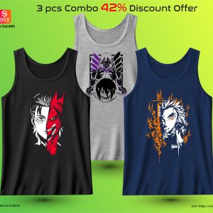Offer 3pcs Premium Tank Top Combo Pack