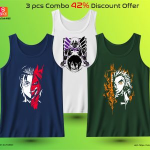 Offer 3pcs Premium Tank Top Combo Pack