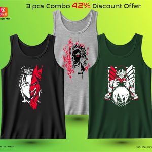 Offer 3pcs Premium Tank Top Combo Pack