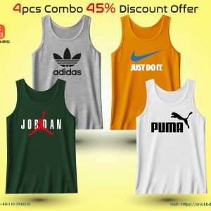 Offer 4pcs Premium Tank Top Combo Pack