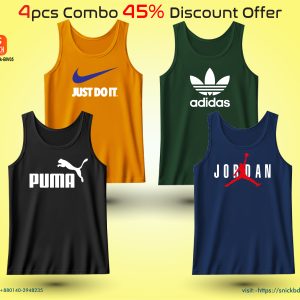 Offer 4pcs Premium Tank Top Combo Pack