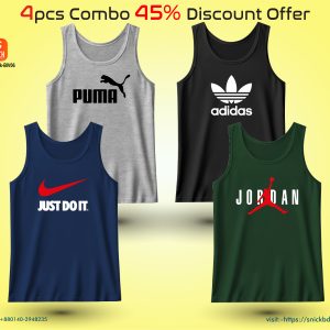 Offer 4pcs Premium Tank Top Combo Pack