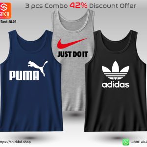 Offer 3pcs Premium Tank Top Combo Pack