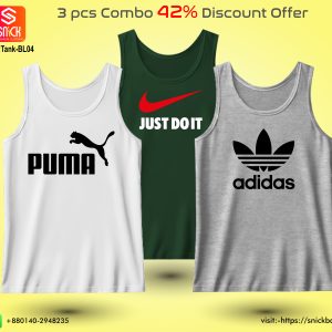 Offer 3pcs Premium Tank Top Combo Pack