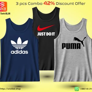 Offer 3pcs Premium Tank Top Combo Pack