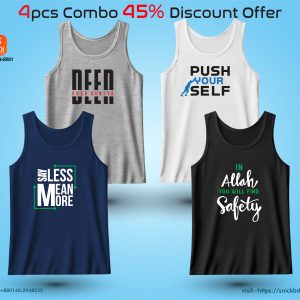 Offer 4pcs Premium Tank Top Combo Pack