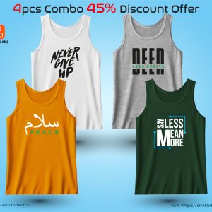 Offer 4pcs Premium Tank Top Combo Pack