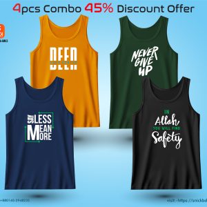 Offer 4pcs Premium Tank Top Combo Pack