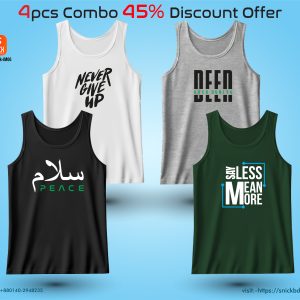 Offer 4pcs Premium Tank Top Combo Pack